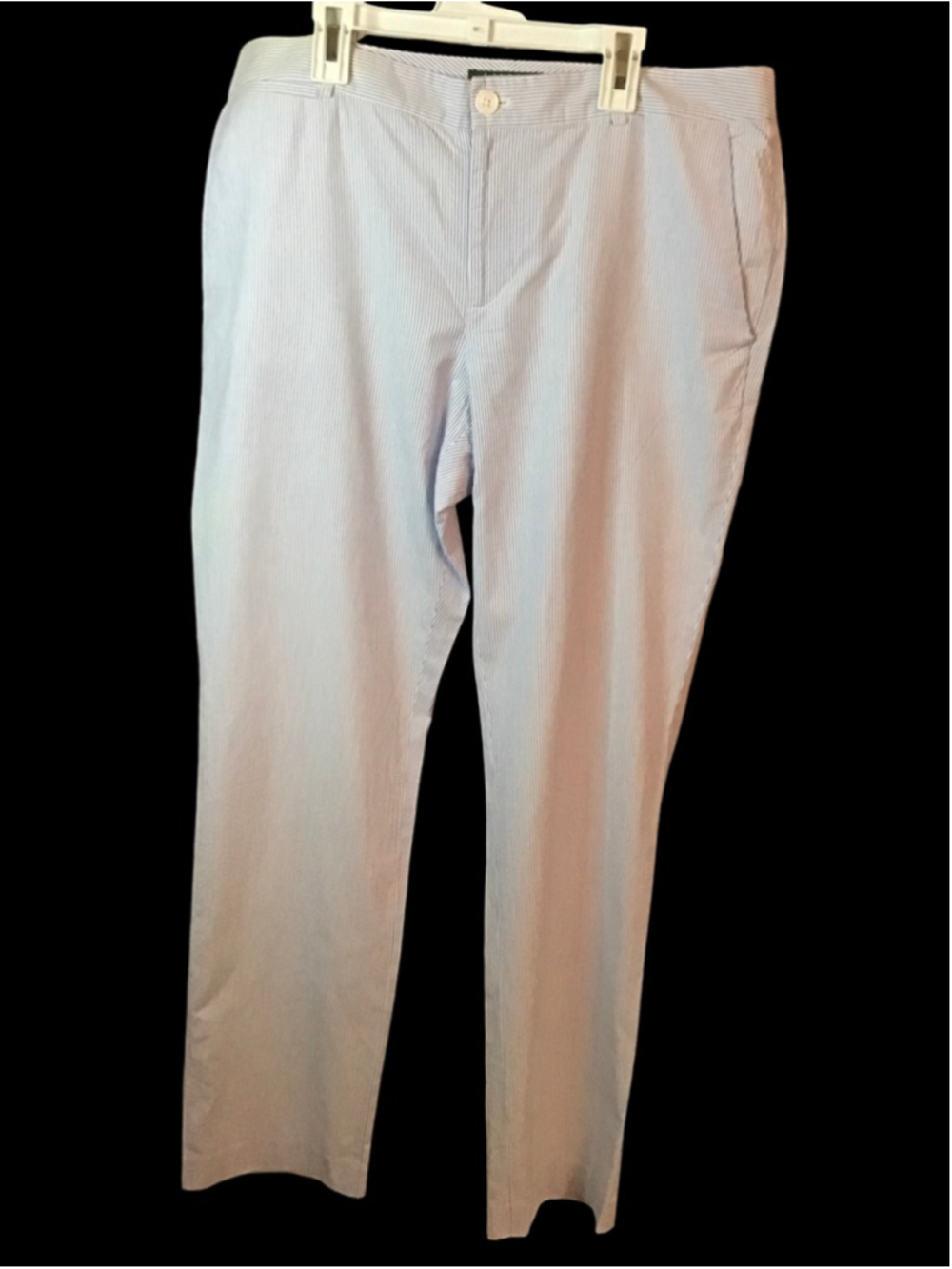 Lauren Ralph Lauren Trousers Size 12 White Blue Striped